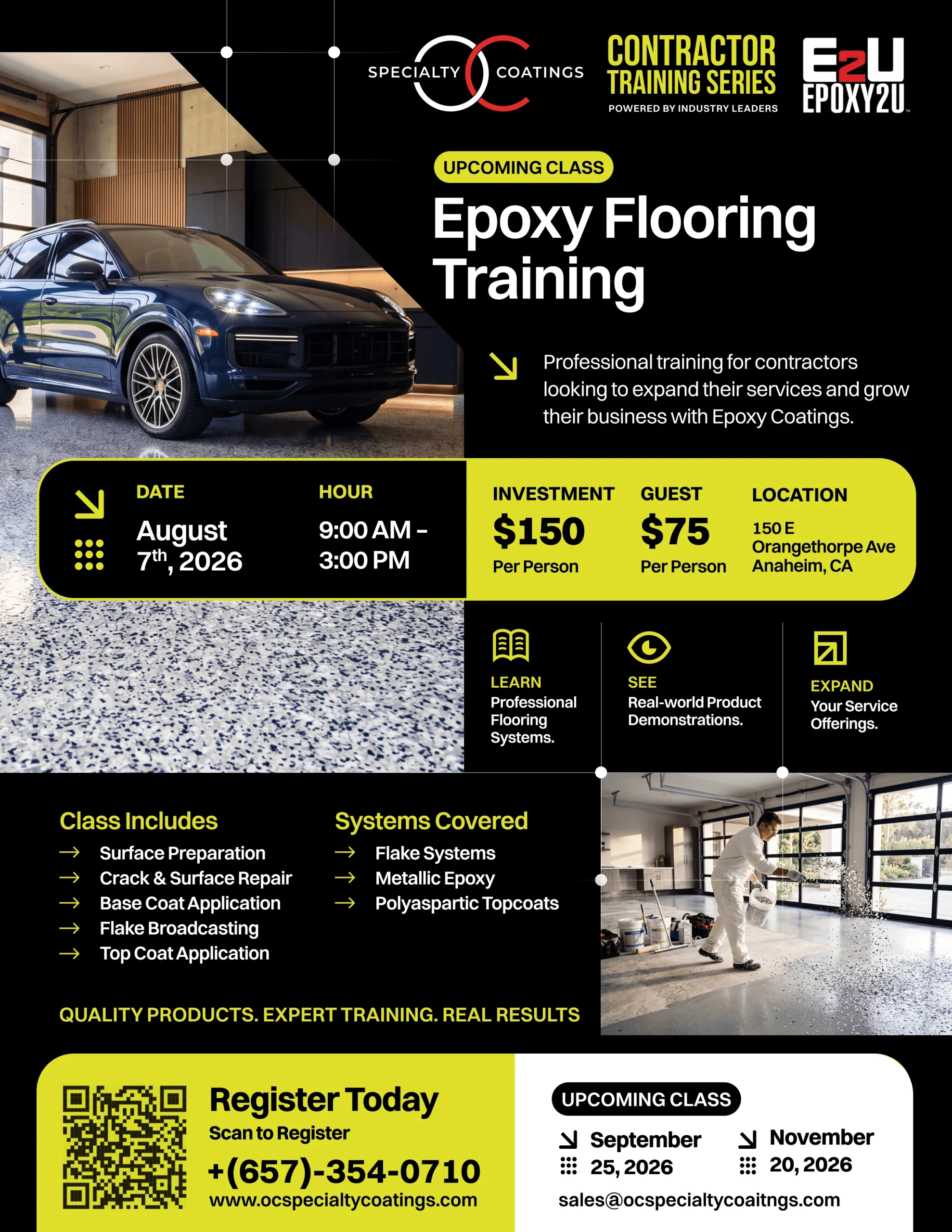 Become a Pro: Flooring Training Class – Anaheim, CA 08/07/26